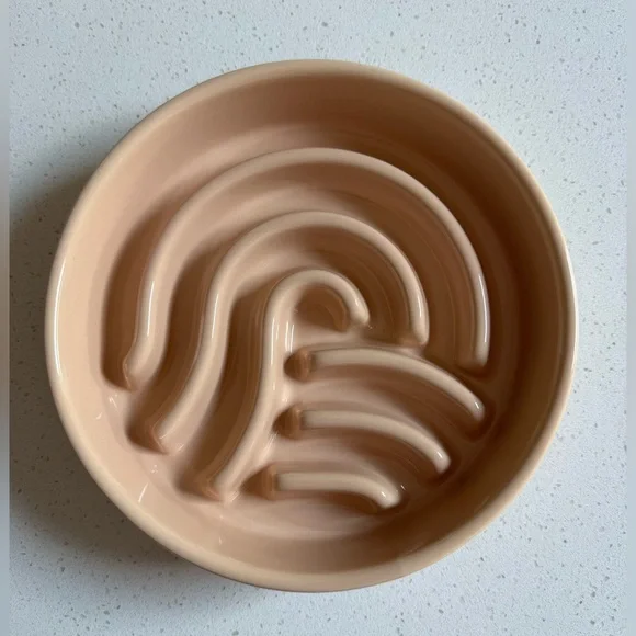 Bicopet Slow Feeder Pet Dog Ceramic Maze Non-Slip Silicone Rim Puzzle Heavy Duty - Picture 9 of 13